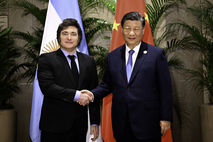 BRASIL-RIO DE JANEIRO-CHINA-XI JINPING-PRESIDENTE ARGENTINO-REUNION